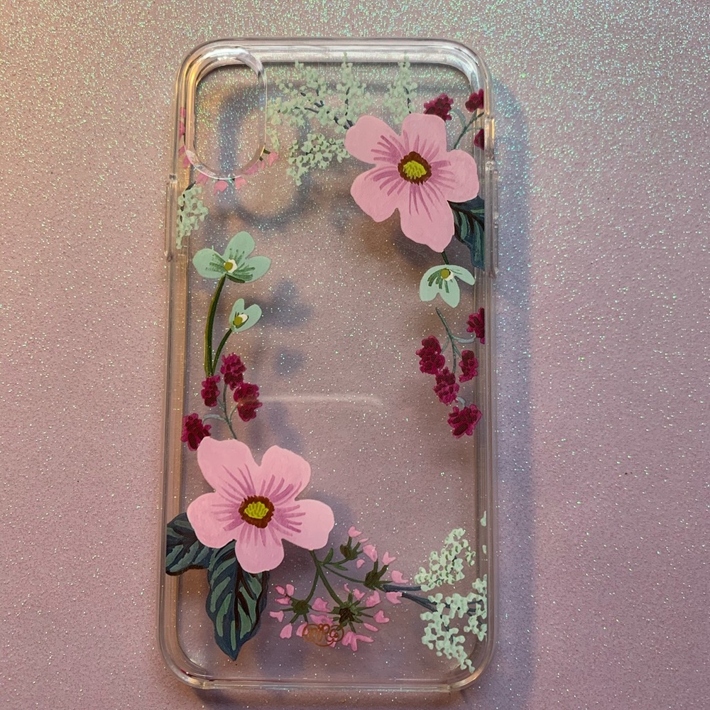 Rifle paper co flower phone case